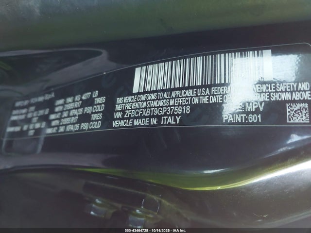 Fiat 500x Easy 2016 ZFBCFXBT9GP375918 Image 9