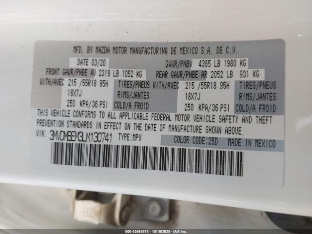 2020 MAZDA CX-30 3MVDMBEM3LM130741 Photo 8