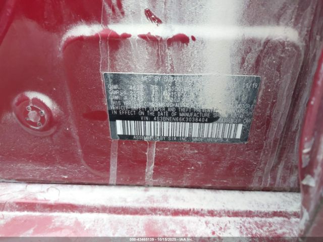 2019 SUBARU LEGACY 4S3BNEN66K3038404 Photo 8