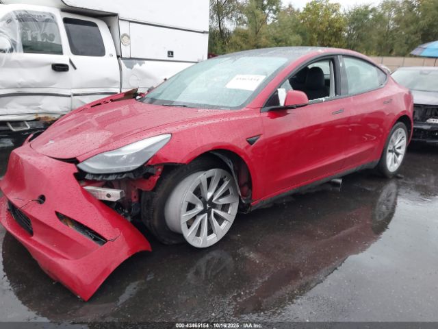 2022 TESLA MODEL 3 5YJ3E1EB5NF208754 Photo 1