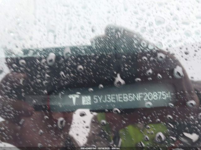 2022 TESLA MODEL 3 5YJ3E1EB5NF208754 Photo 8