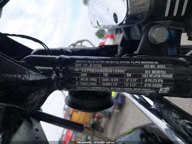 2013 VICTORY MOTORCYCLES BOARDWALK 5VPRB36N0D3015500 Photo 9