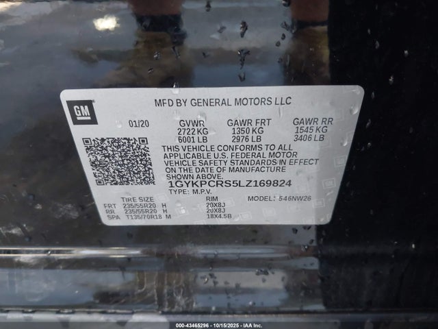 2020 CADILLAC XT6 1GYKPCRS5LZ169824 Photo 8