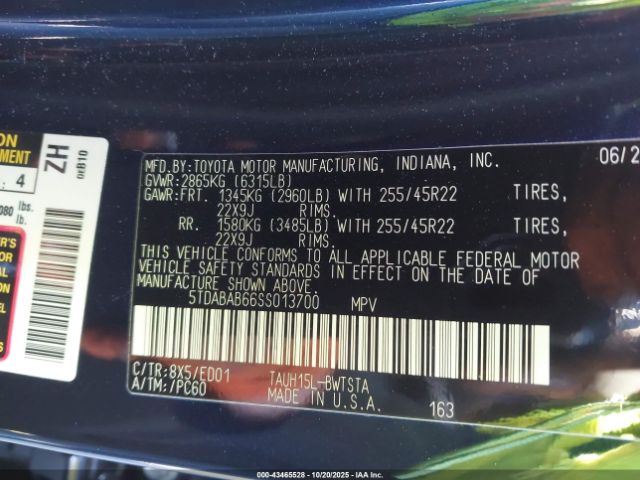 2025 LEXUS TX 500H 5TDABAB66SS013700 Photo 8