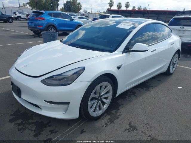 2022 TESLA MODEL 3 5YJ3E1EA4NF185216 Photo 1