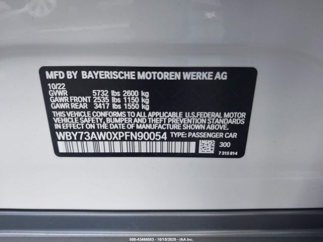 2023 BMW I4 WBY73AW0XPFN90054 Photo 8