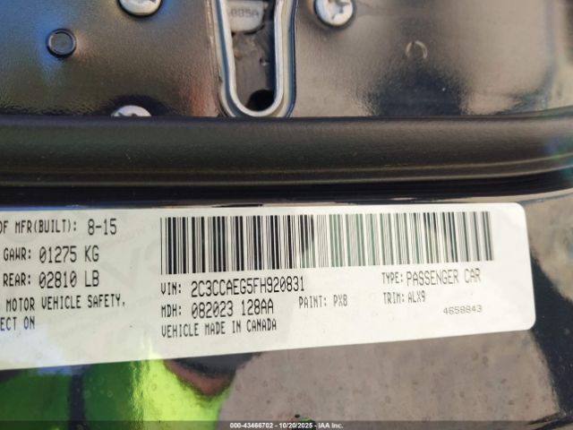 2015 CHRYSLER 300C 2C3CCAEG5FH920831 Photo 8