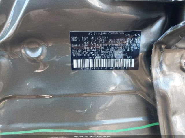 2025 SUBARU ASCENT 4S4WMAUD0S3402017 Photo 8