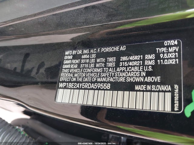 2024 PORSCHE CAYENNE E-HYBRID COUPE WP1BE2AY5RDA59558 Photo 8