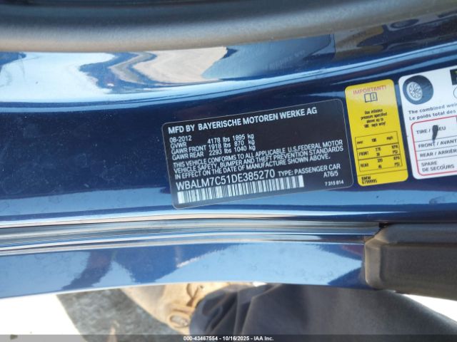 2013 BMW Z4 WBALM7C51DE385270 Photo 8