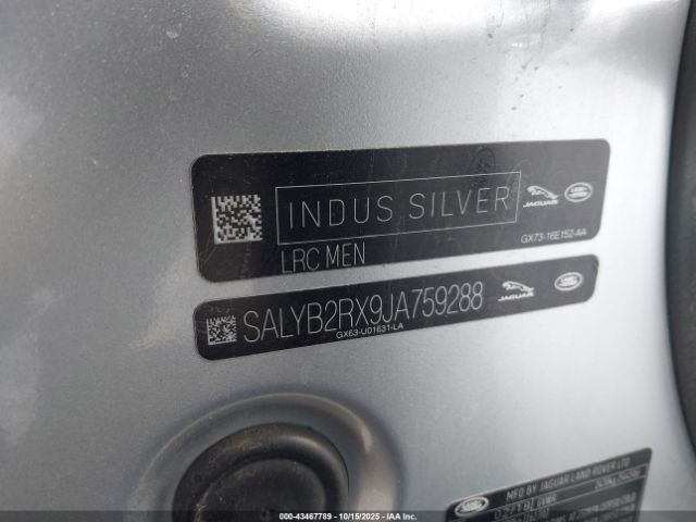 2018 LAND ROVER RANGE ROVER VELAR SALYB2RX9JA759288 Photo 8