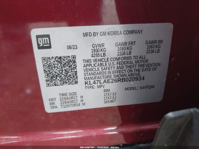 2024 BUICK ENVISTA KL47LAE26RB020934 Photo 8