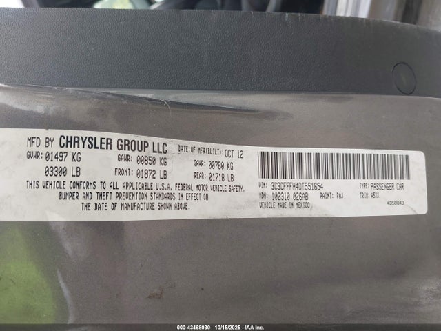 2013 FIAT 500 3C3CFFFH4DT551654 Photo 8