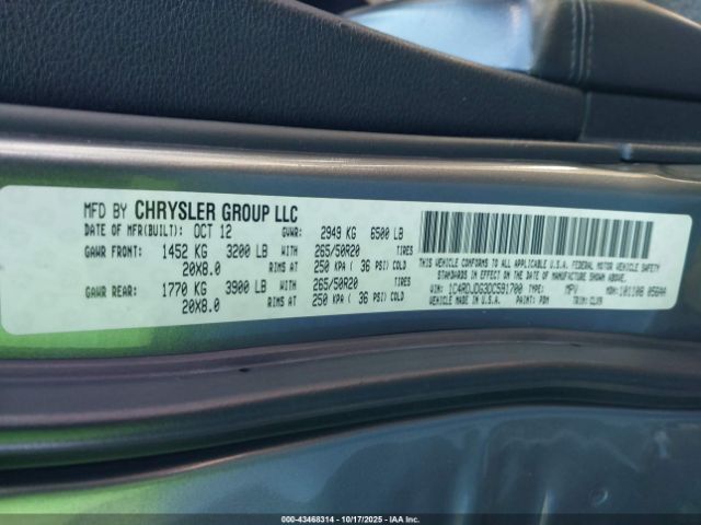 2013 DODGE DURANGO 1C4RDJDG3DC591700 Photo 8