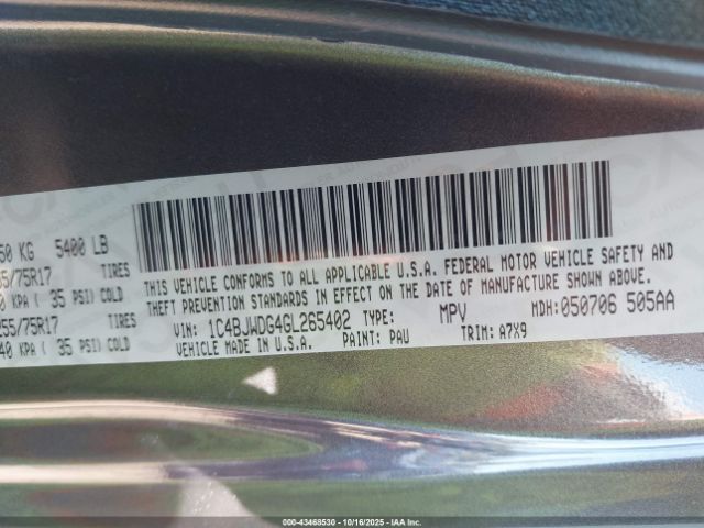 2016 JEEP WRANGLER UNLIMITED 1C4BJWDG4GL265402 Photo 8