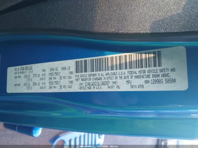 2016 JEEP WRANGLER UNLIMITED 1C4BJWDG1GL166357 Photo 8