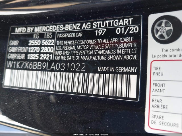 2020 MERCEDES-BENZ AMG GT 53 4-DOOR COUPE W1K7X6BB9LA031022 Photo 8