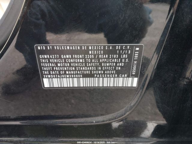 2014 VOLKSWAGEN JETTA 3VWD07AJ6EM390606 Photo 8