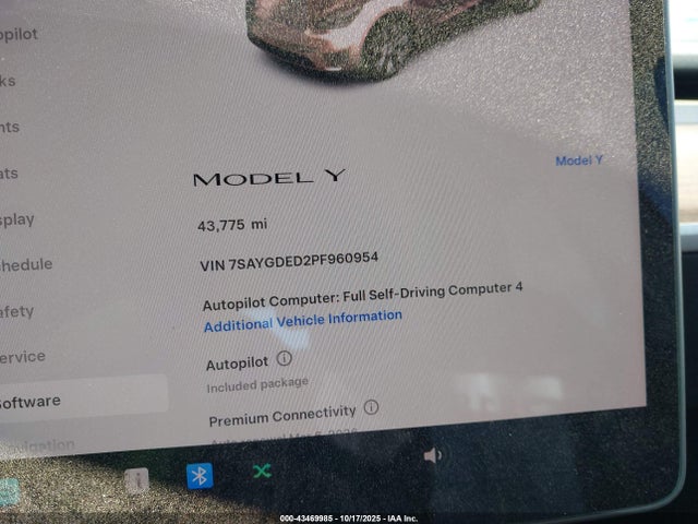 2023 TESLA MODEL Y 7SAYGDED2PF960954 Photo 6