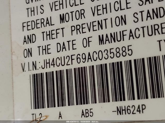 2010 ACURA TSX JH4CU2F69AC035885 Photo 8