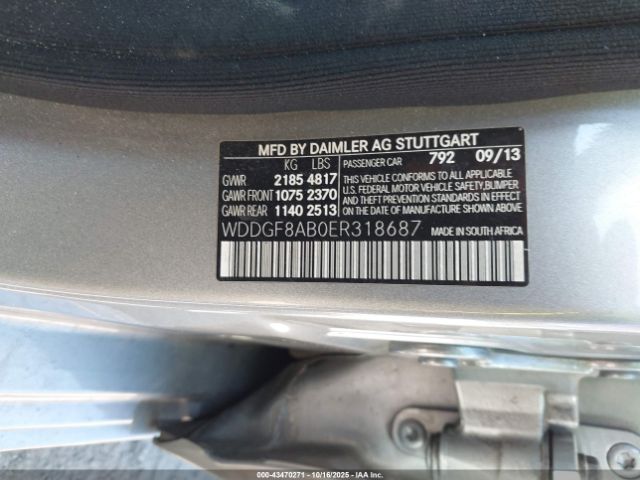 2014 MERCEDES-BENZ C 300 WDDGF8AB0ER318687 Photo 8