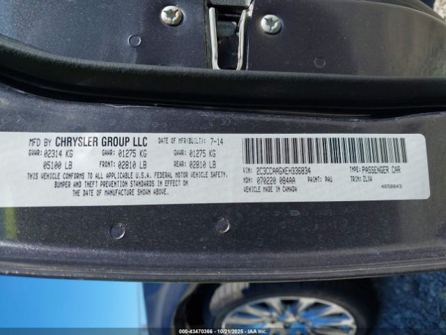 2014 CHRYSLER 300 2C3CCAAGXEH336834 Photo 8