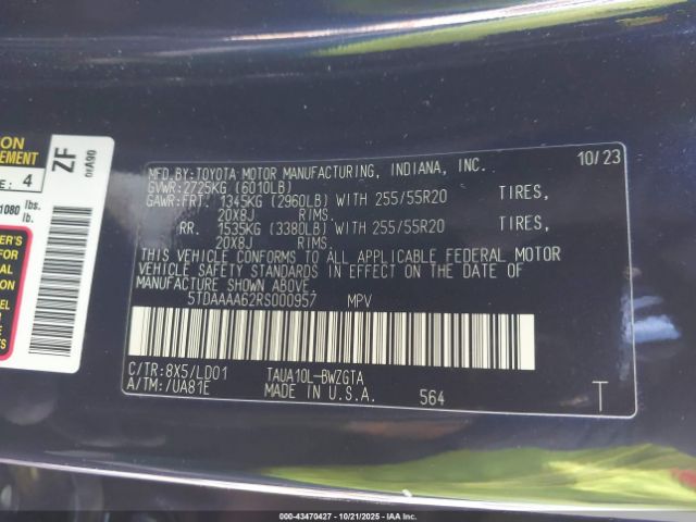 2024 LEXUS TX 350 5TDAAAA62RS000957 Photo 8