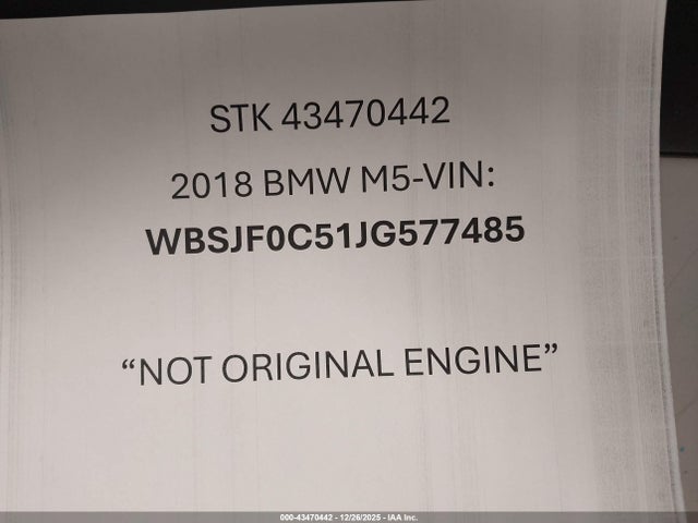 BMW M5 2018 WBSJF0C51JG577485 Image 19