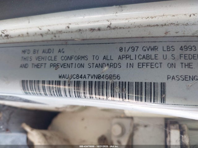 1997 AUDI A6 WAUJC84A7VN046056 Photo 8