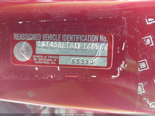 Продаж на аукціоні авто 2023 Gmc Sierra 2500hd, vin: 1GT49REY3PF148984, номер лоту: 43470700