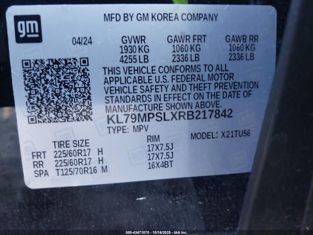 2024 CHEVROLET TRAILBLAZER KL79MPSLXRB217842 Photo 8