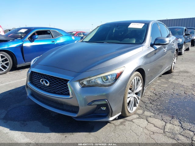 43471173 :رقم المزاد ، JN1EV7AP8JM364031 vin ، 2018 Infiniti Q50 3.0t Sport مزاد بيع