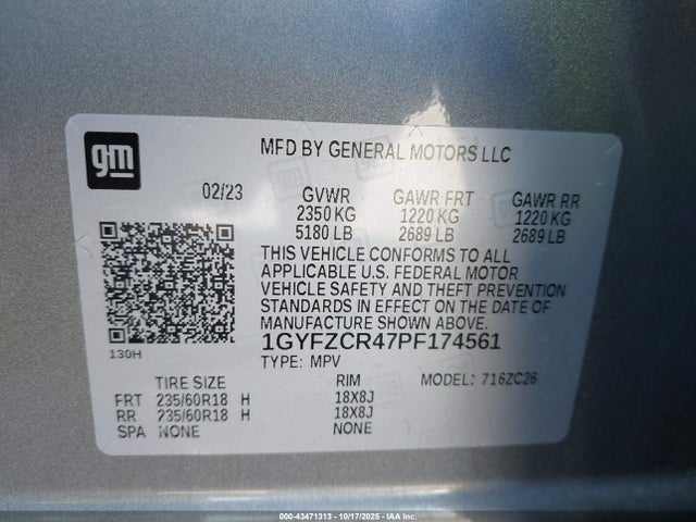 2023 CADILLAC XT4 1GYFZCR47PF174561 Photo 8