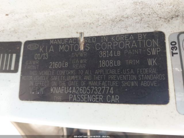 2013 KIA FORTE KNAFU4A26D5732774 Photo 8