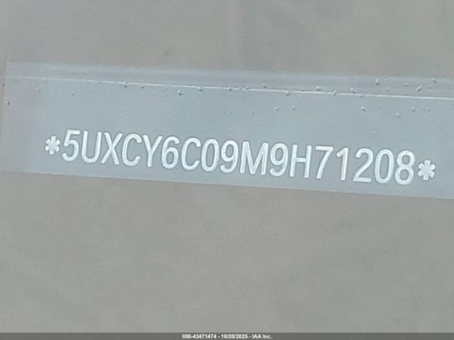 2021 BMW X6 5UXCY6C09M9H71208 Photo 8