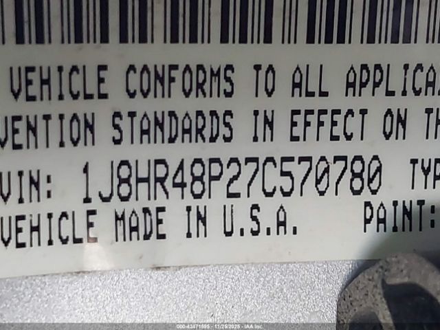 2007 JEEP GRAND CHEROKEE 1J8HR48P27C570780 Photo 8