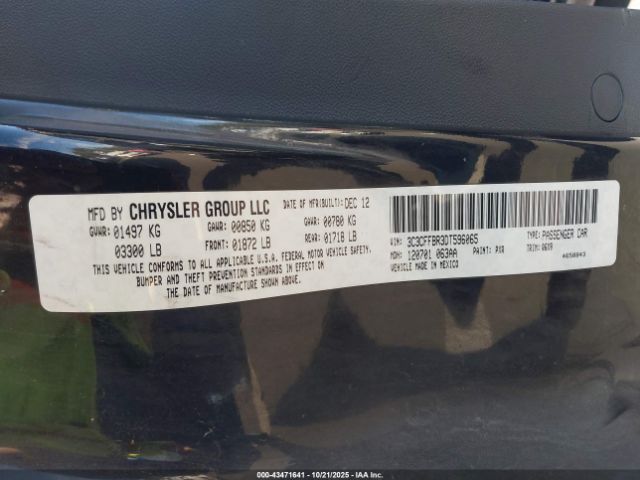 2013 FIAT 500 3C3CFFBR3DT596065 Photo 8