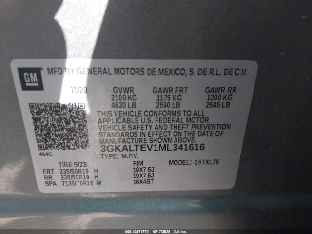 2021 GMC TERRAIN 3GKALTEV1ML341616 Photo 8
