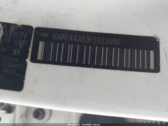 Aukcja sprzedaży 2015 Kia Forte Lx, vin: KNAFX4A63F5323080, numer aukcji: 43471773