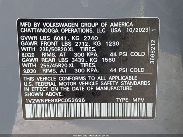 2023 VOLKSWAGEN ID.4 1V2WNPE8XPC052696 Photo 8