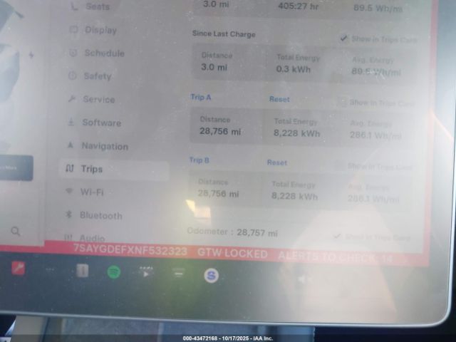 2022 TESLA MODEL Y 7SAYGDEFXNF532323 Photo 6