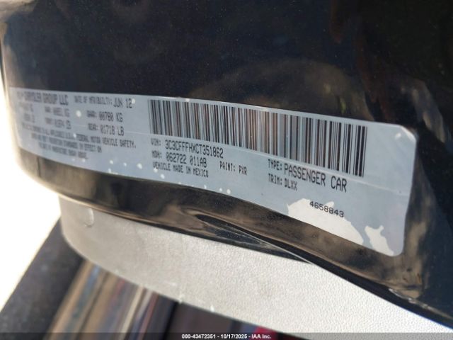 2012 FIAT 500 3C3CFFFHXCT351862 Photo 8