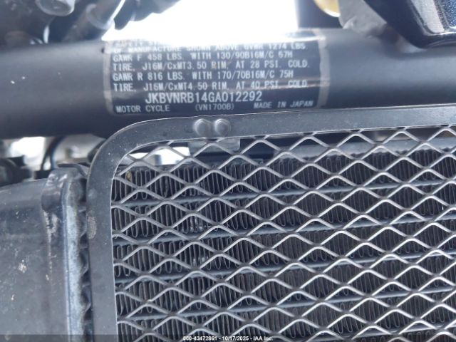 2016 KAWASAKI VN1700 JKBVNRB14GA012292 Photo 9