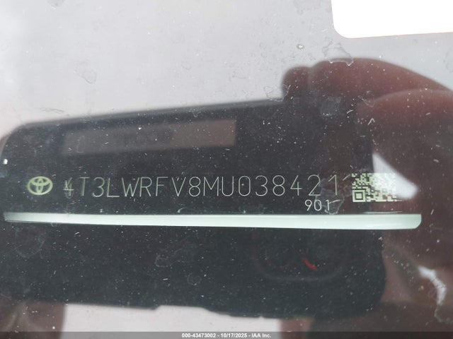 4T3LWRFV8MU038421 Toyota Rav4 Hybrid Le