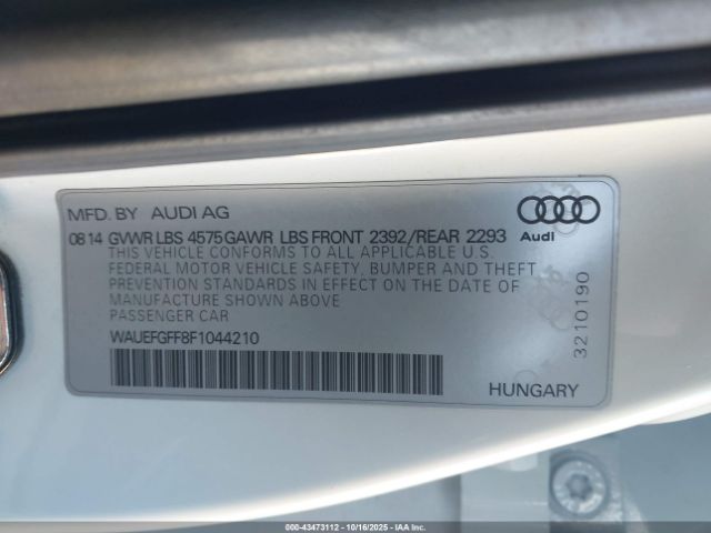 2015 AUDI A3 WAUEFGFF8F1044210 Photo 8