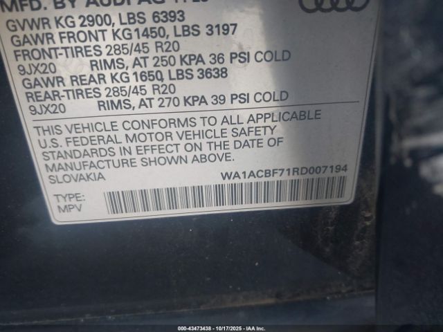 2024 AUDI Q7 WA1ACBF71RD007194 Photo 8