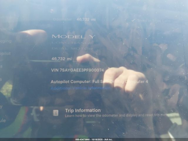 2023 TESLA MODEL Y 7SAYGAEE3PF900074 Photo 6