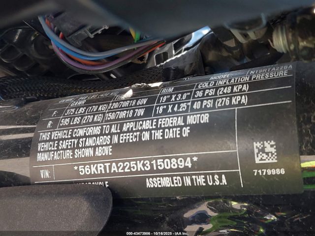 2019 INDIAN MOTORCYCLE CO. FTR 56KRTA225K3150894 Photo 9