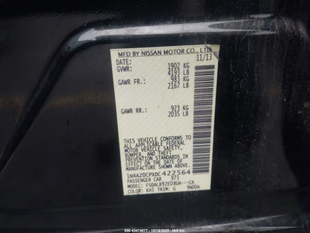 2013 NISSAN LEAF 1N4AZ0CPXDC422564 Photo 8