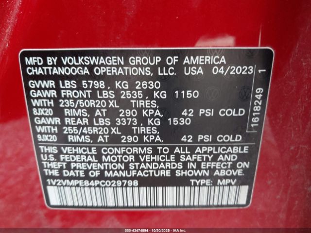 2023 VOLKSWAGEN ID.4 1V2VMPE84PC029798 Photo 8